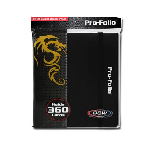BCW Folio 9-Pocket Card Album 360-Card Capacity
