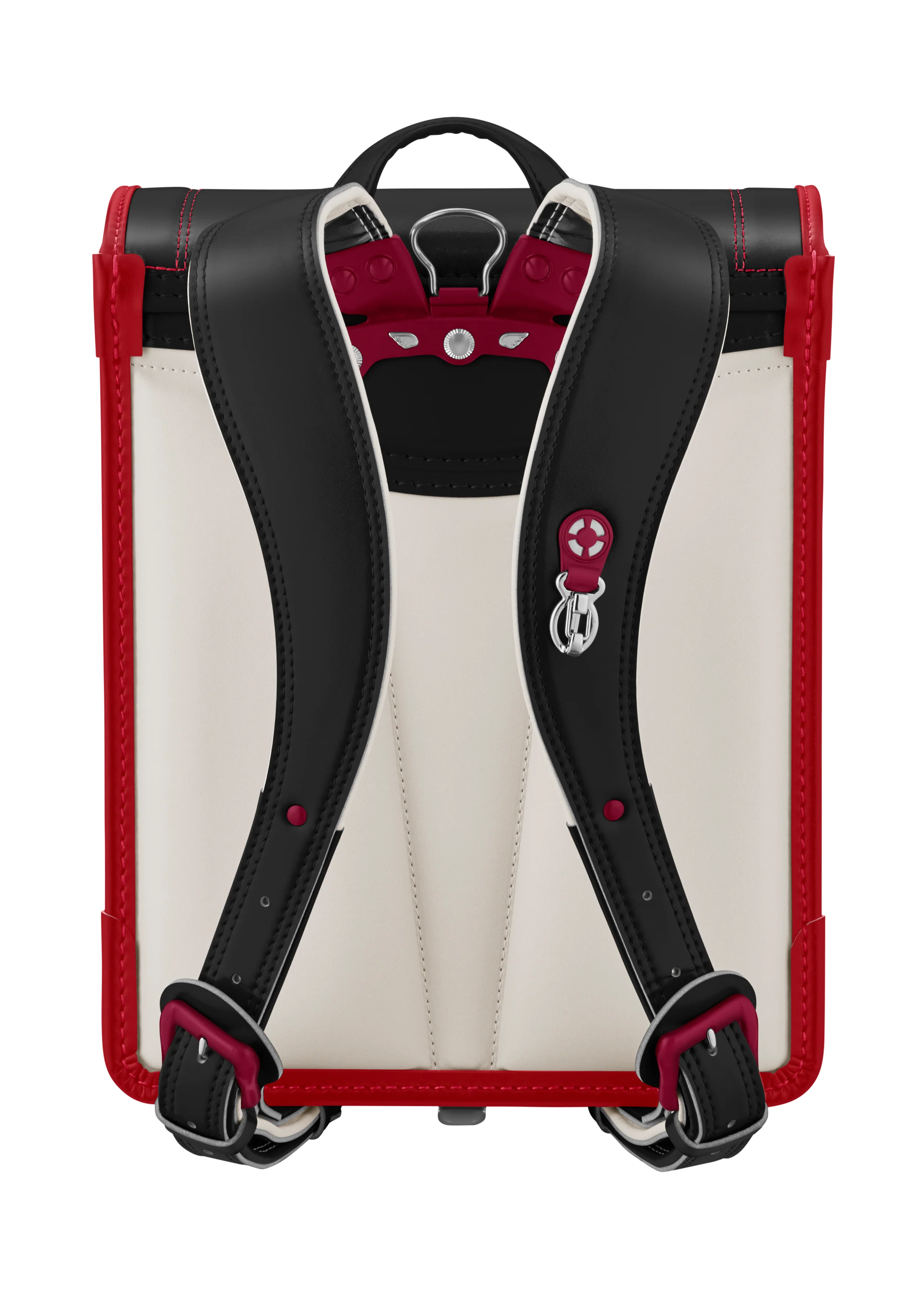 Black x Carmine Red V2 Randoseru - Image 3
