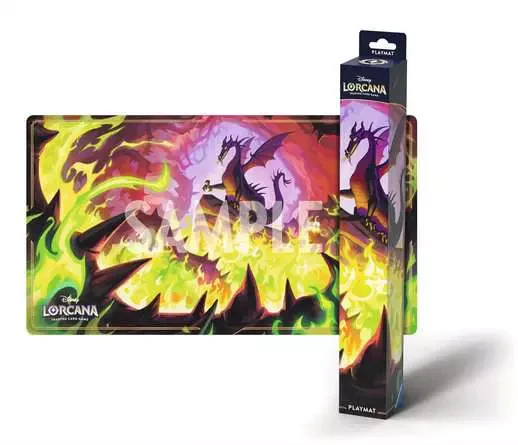 Disney Lorcana - Set 11 - Winterspell - Playmat - Dragon Fire - Image 3