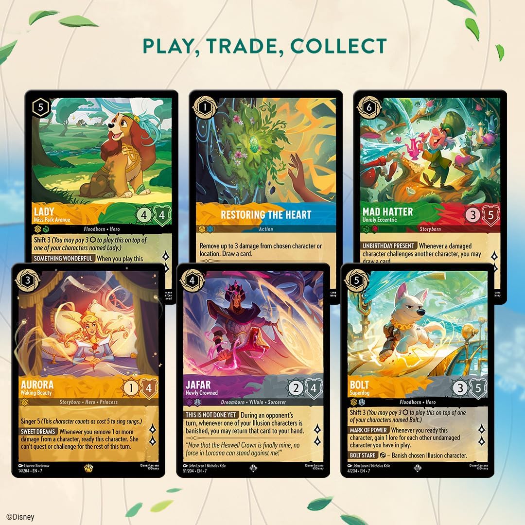 Disney Lorcana - Set 7 - Archazia's Island: Belle & Beast (Ruby & Sapphire) Single-Player Deck - Image 4