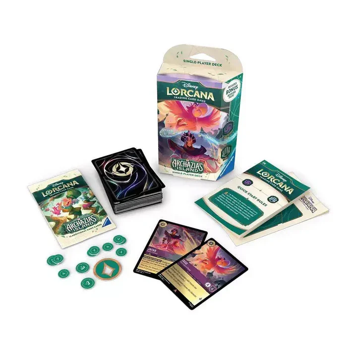 Disney Lorcana - Set 7 - Archazia's Island: Iago & Jafar (Amethyst & Steel) Single-Player Deck - Image 2