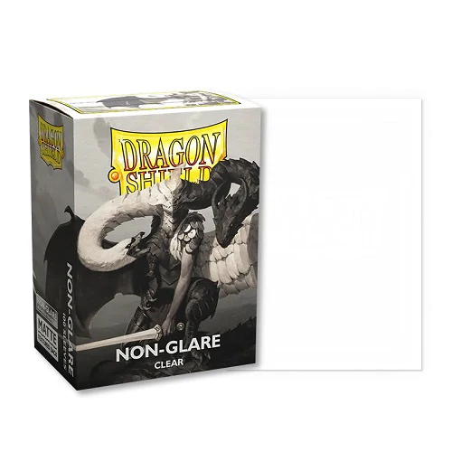Dragon Shield 100 - Standard Deck Protector Sleeves - Non Glare Matte Clear V2