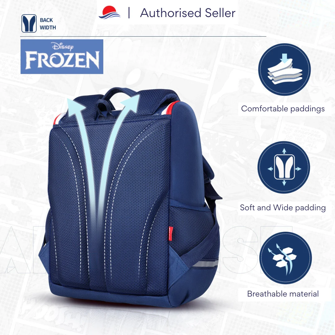 Frozen Ergonomic Blue Backpack - Image 3