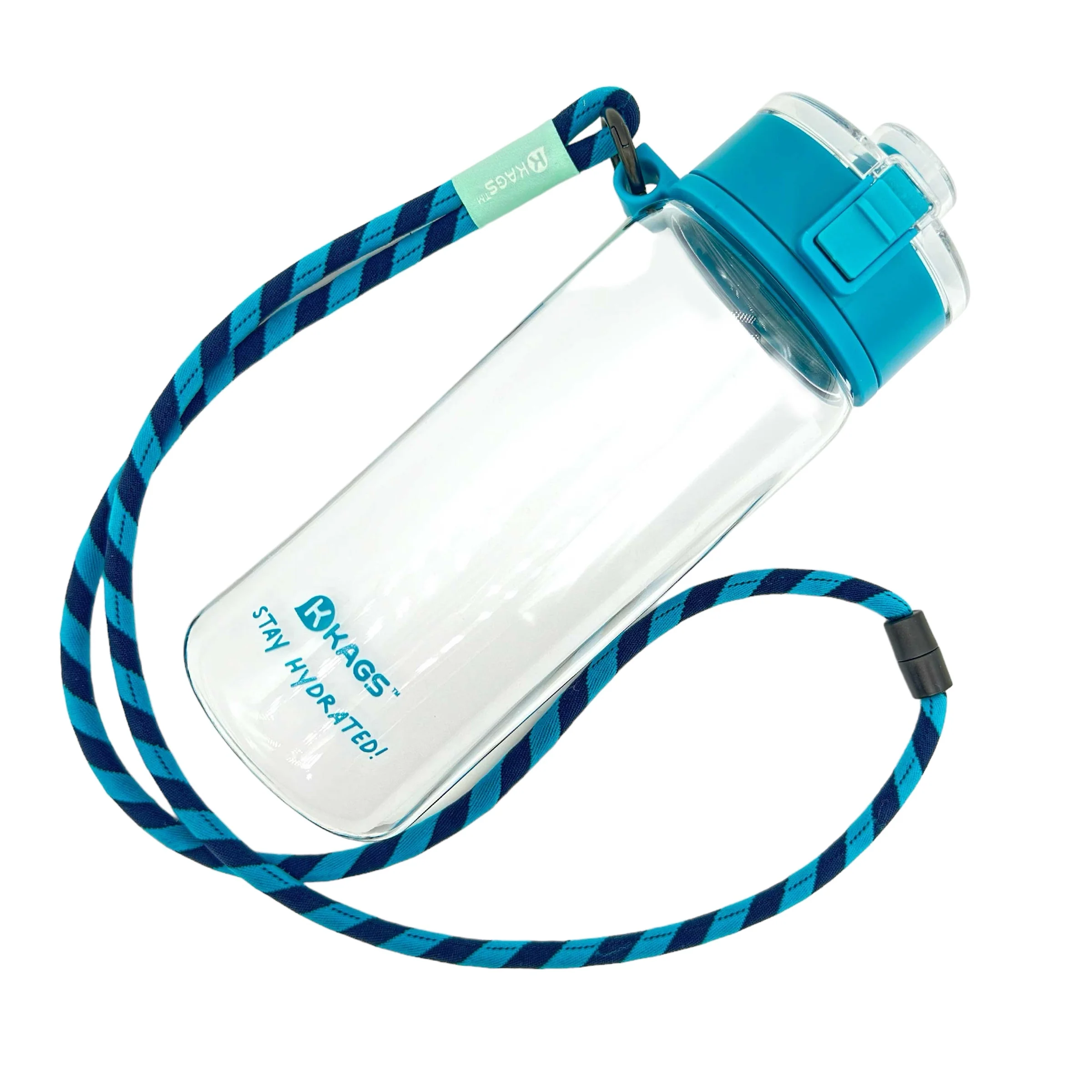 KAGS AQUARECHARGE Series Tritan 600ML Water Bottle w/ Crossbody Strap Color Series - Image 10