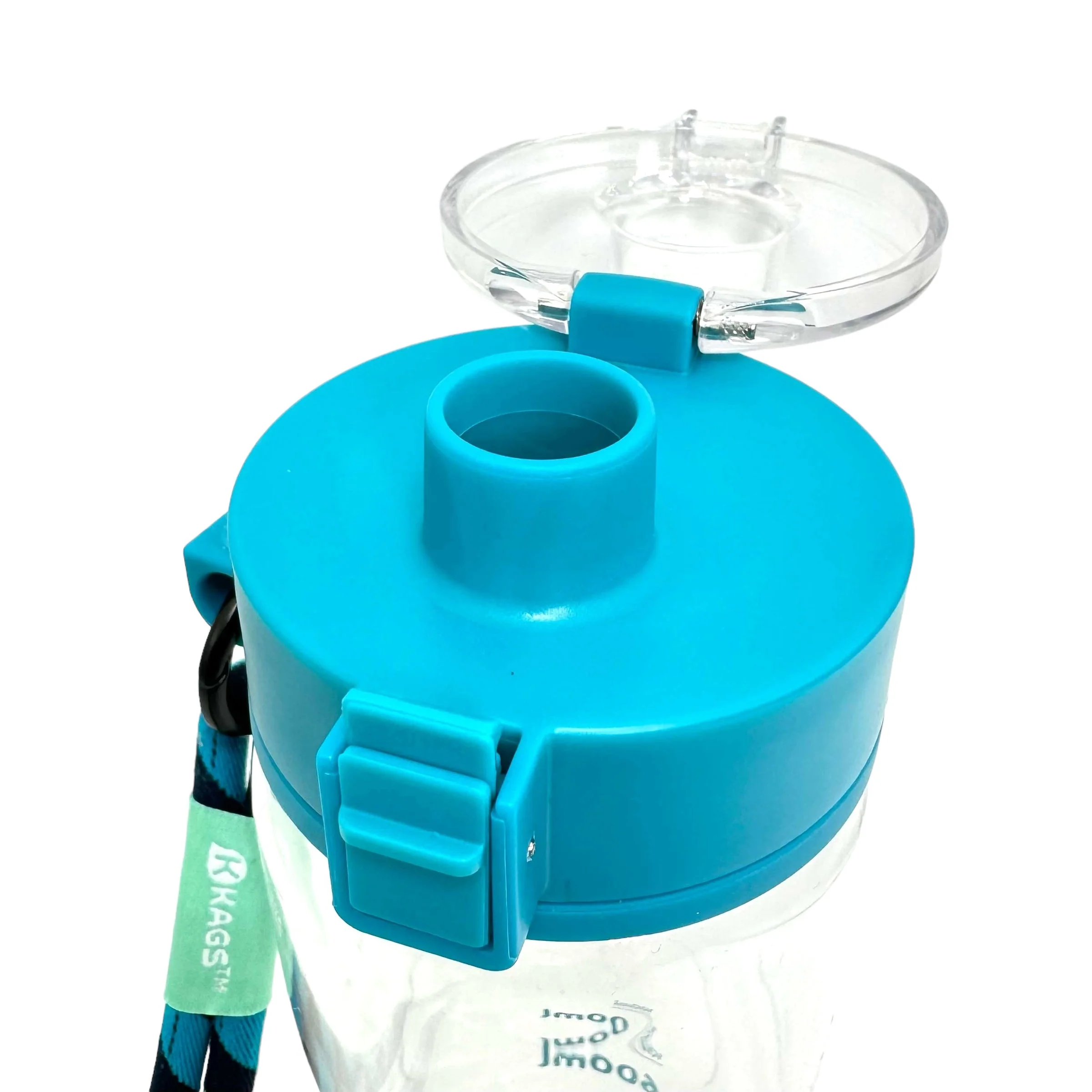 KAGS AQUARECHARGE Series Tritan 600ML Water Bottle w/ Crossbody Strap Color Series - Image 11