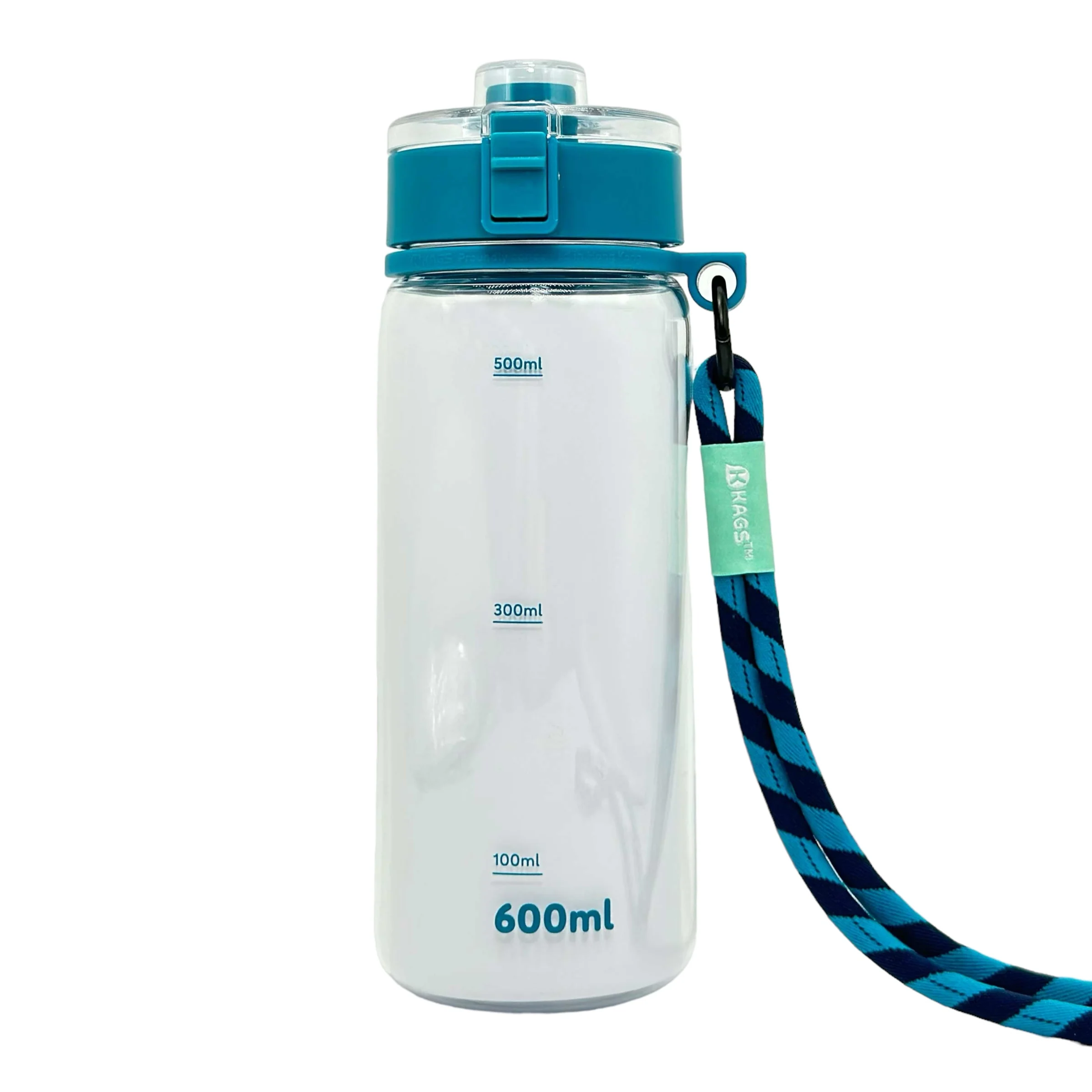 KAGS AQUARECHARGE Series Tritan 600ML Water Bottle w/ Crossbody Strap Color Series - Image 13