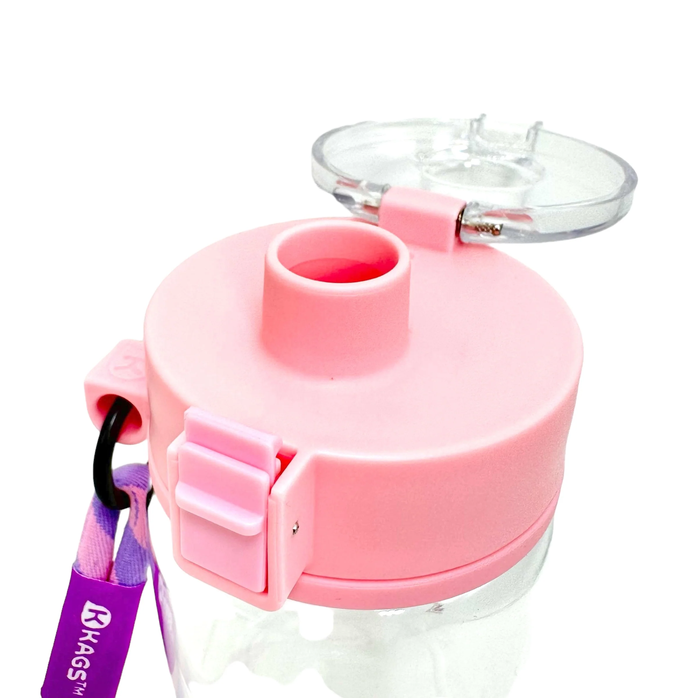 KAGS AQUARECHARGE Series Tritan 600ML Water Bottle w/ Crossbody Strap Color Series - Image 22