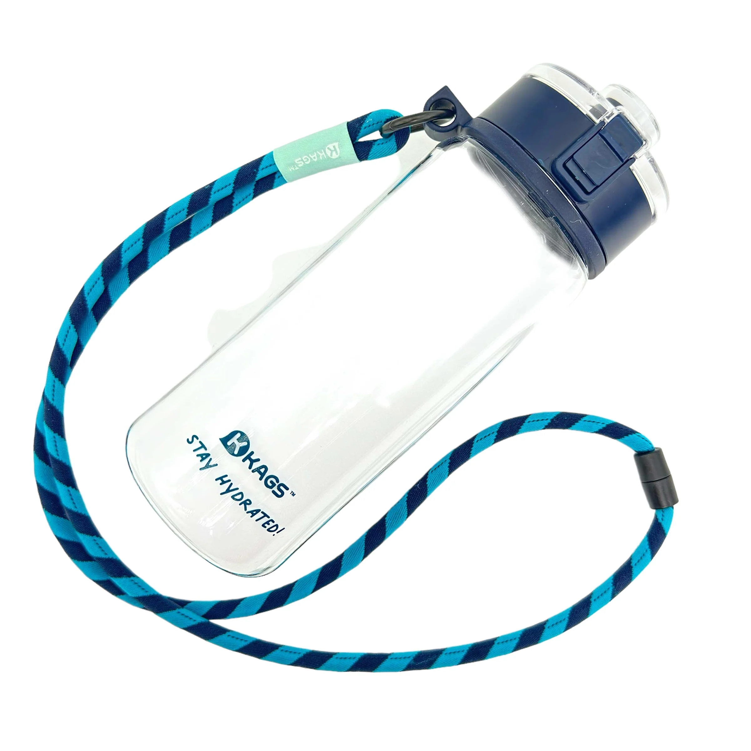 KAGS AQUARECHARGE Series Tritan 600ML Water Bottle w/ Crossbody Strap Color Series - Image 6