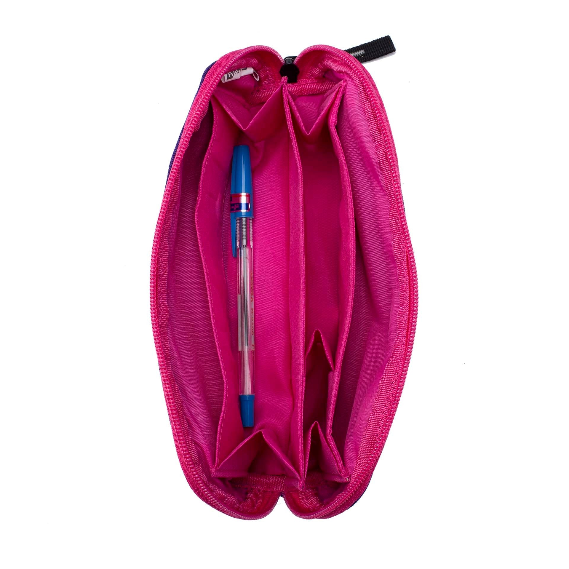 KAGS CHESTER Series Pouch Type Pencil Case - Magenta - Image 7
