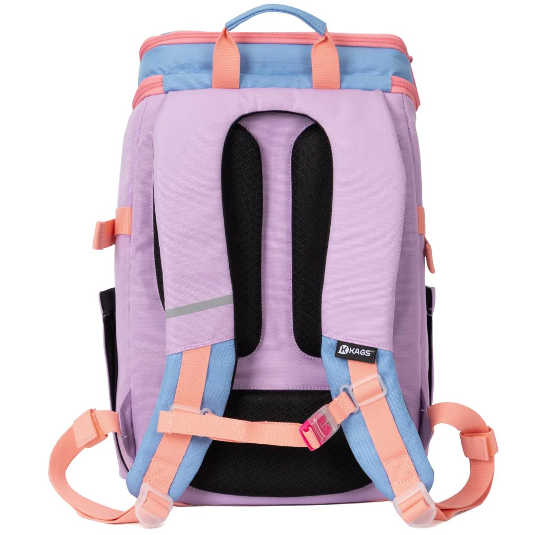 KAGS DUSTIN 2 Series Ergonomic School Backpack for Primary School Pupils - Lavender - Image 3