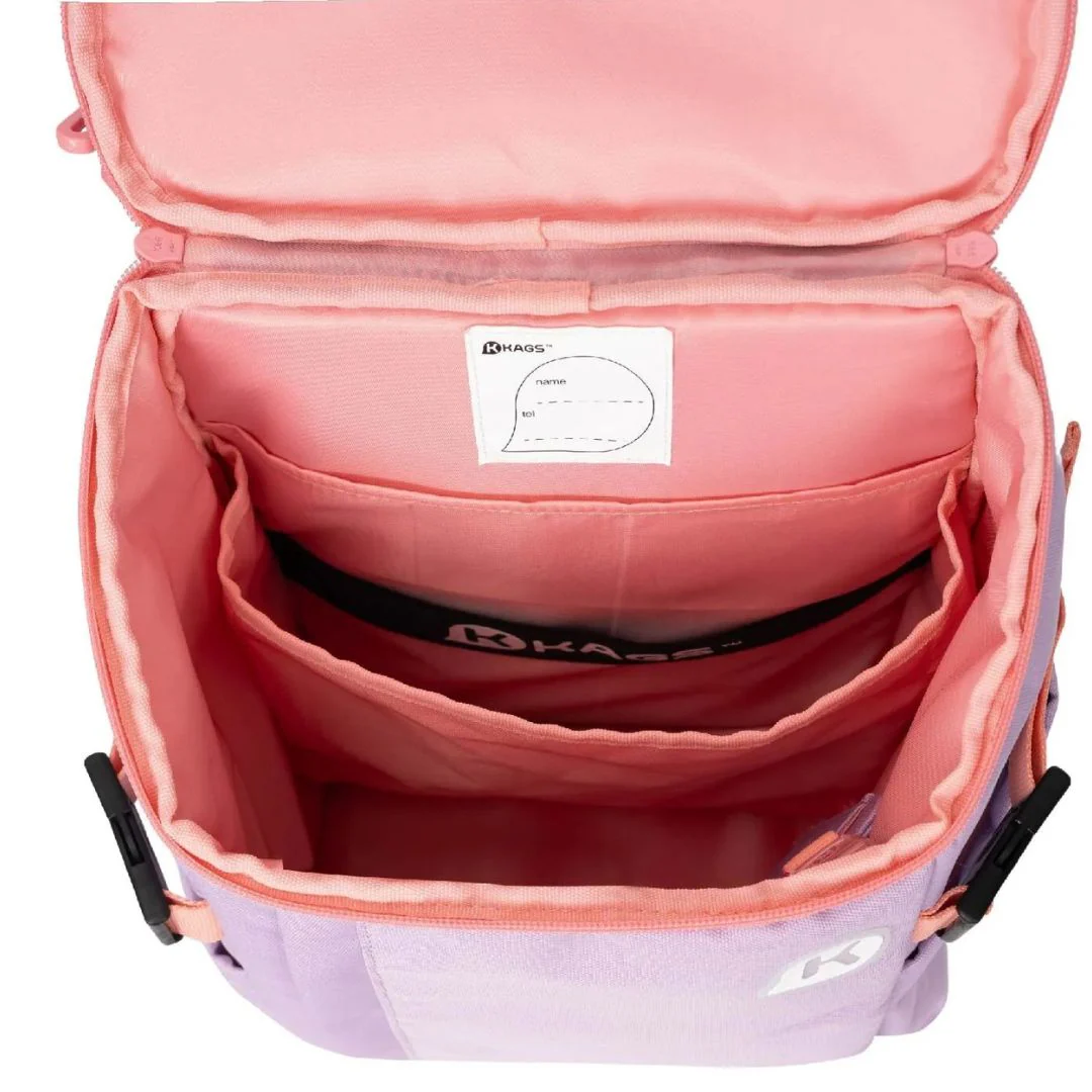 KAGS DUSTIN 2 Series Ergonomic School Backpack for Primary School Pupils - Lavender - Image 5