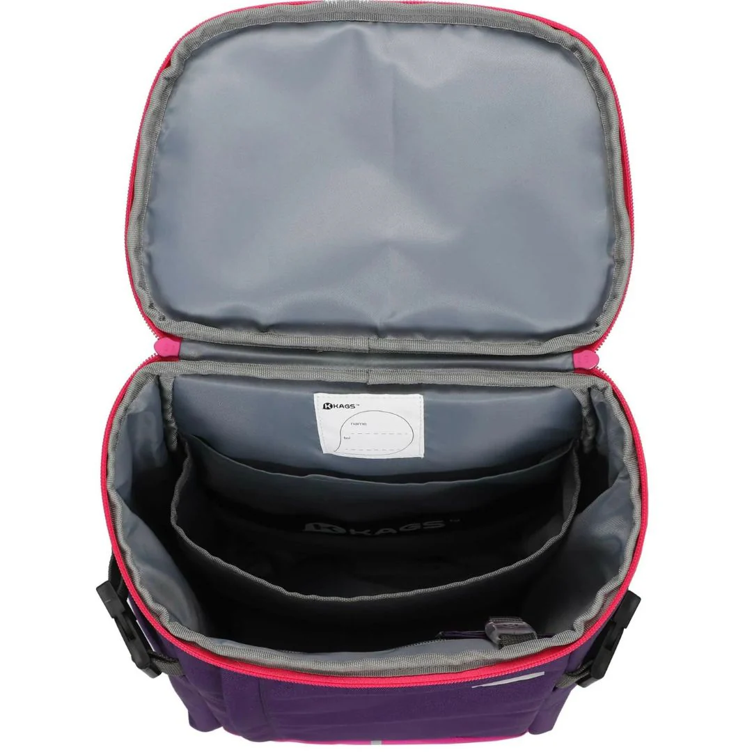 KAGS DUSTIN 2 Series Ergonomic School Backpack for Primary School Pupils - Purple - Image 6