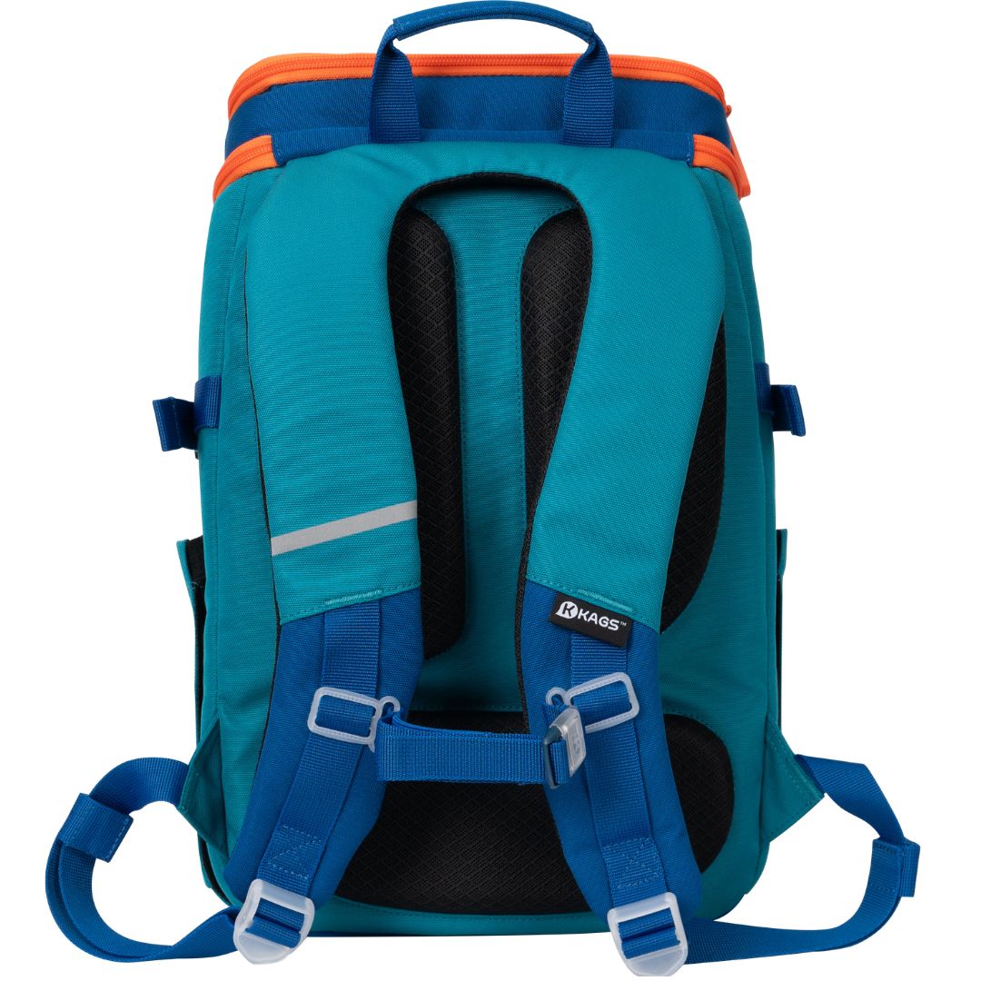 KAGS DUSTIN 2 Series Ergonomic School Backpack for Primary School Pupils - Teal - Image 4