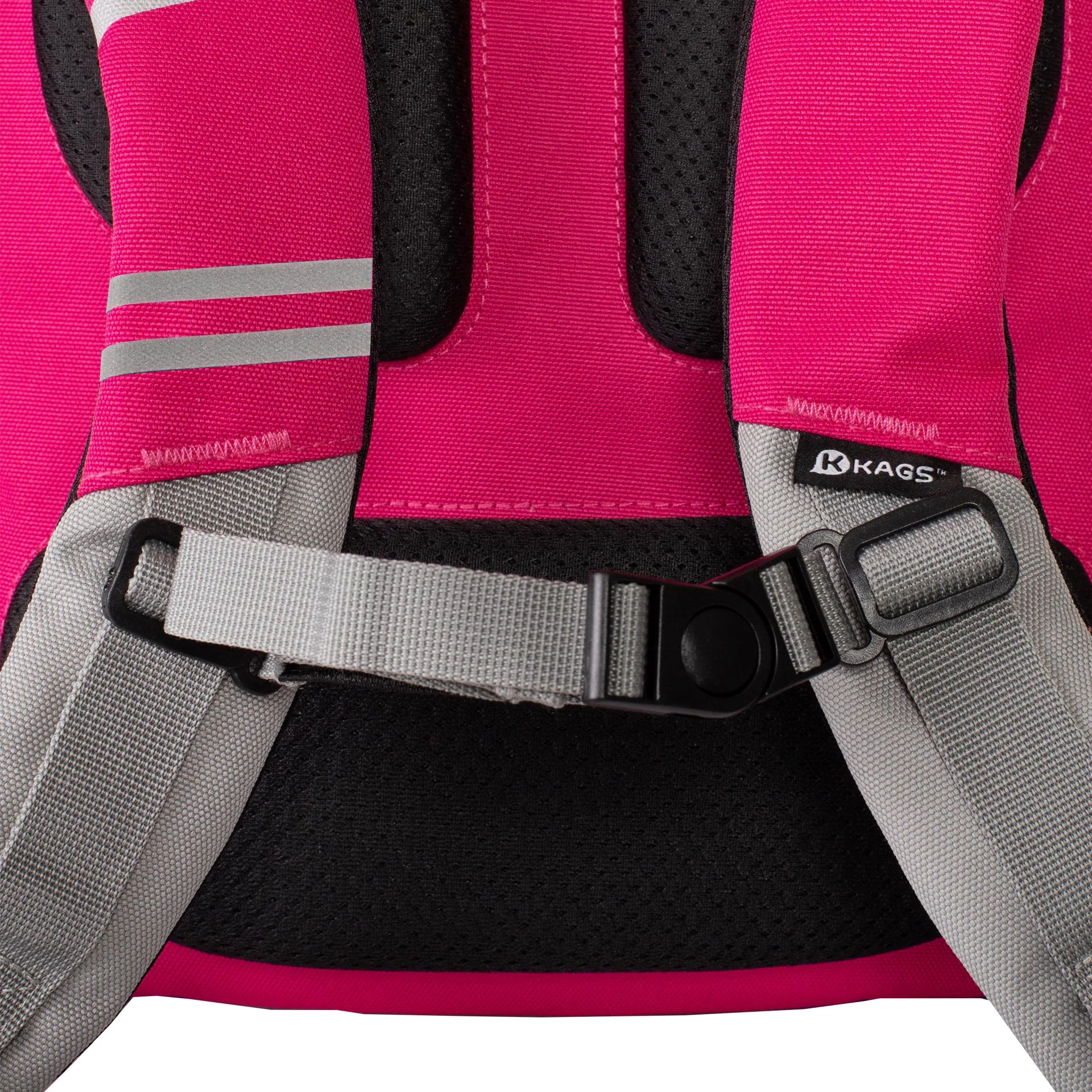 KAGS DUSTIN mini Ergonomic School Backpack for Primary School Pupils - Magenta - Image 12