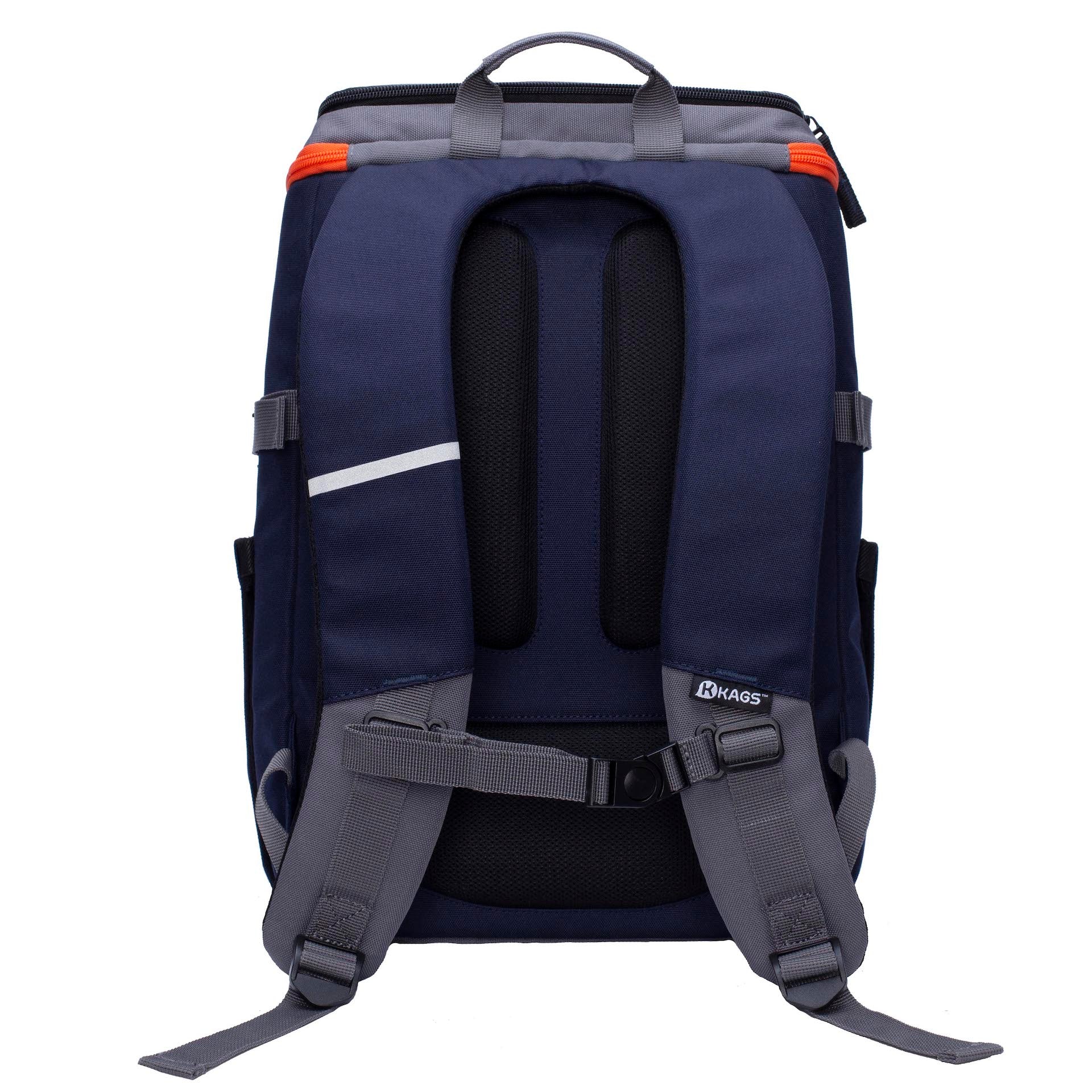 KAGS DUSTIN Series 2 Ergonomic School Backpack for Primary School Pupils - Midnight Blue - Image 7
