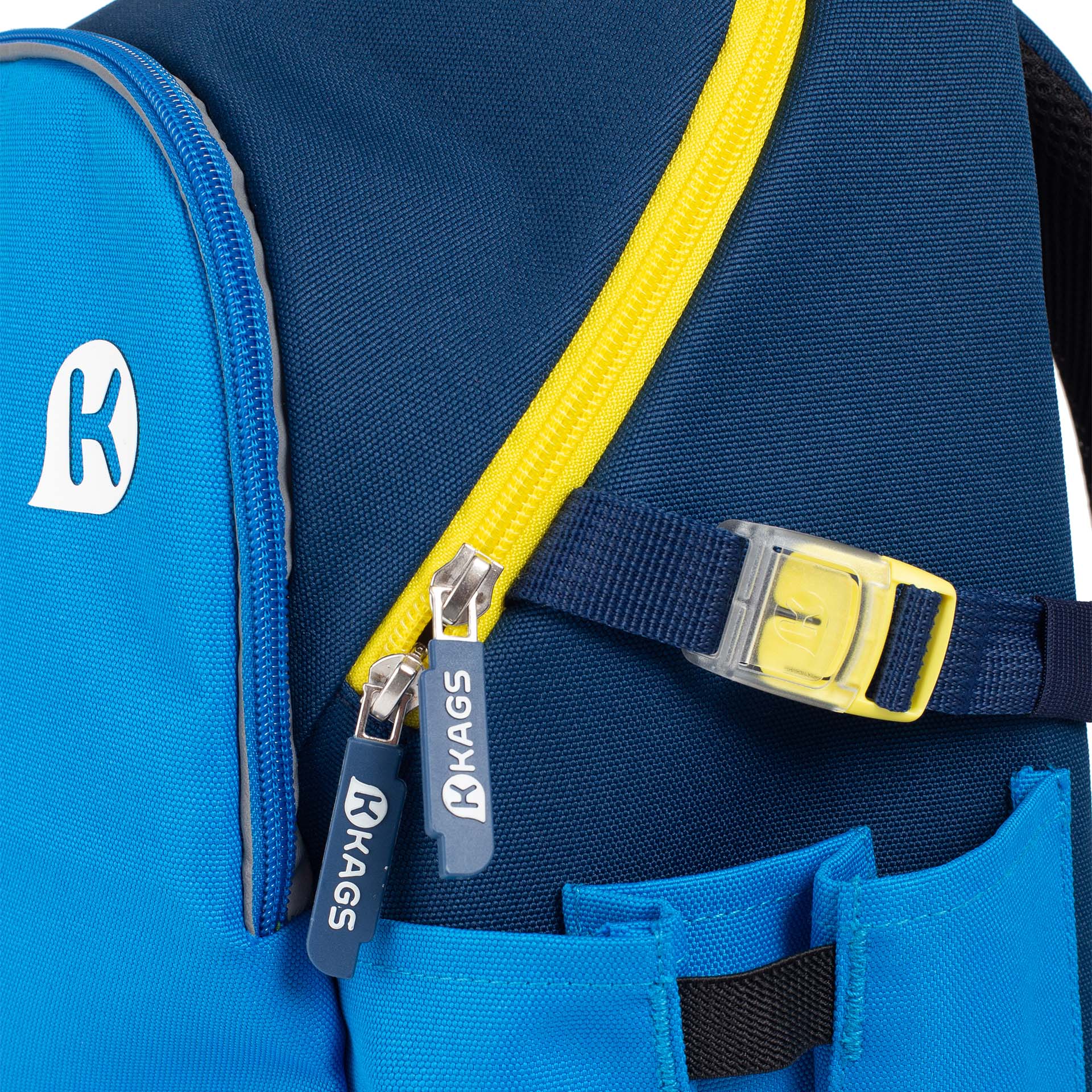 KAGS FERGUS Series Ergonomic School Backpack - Blue - Image 10