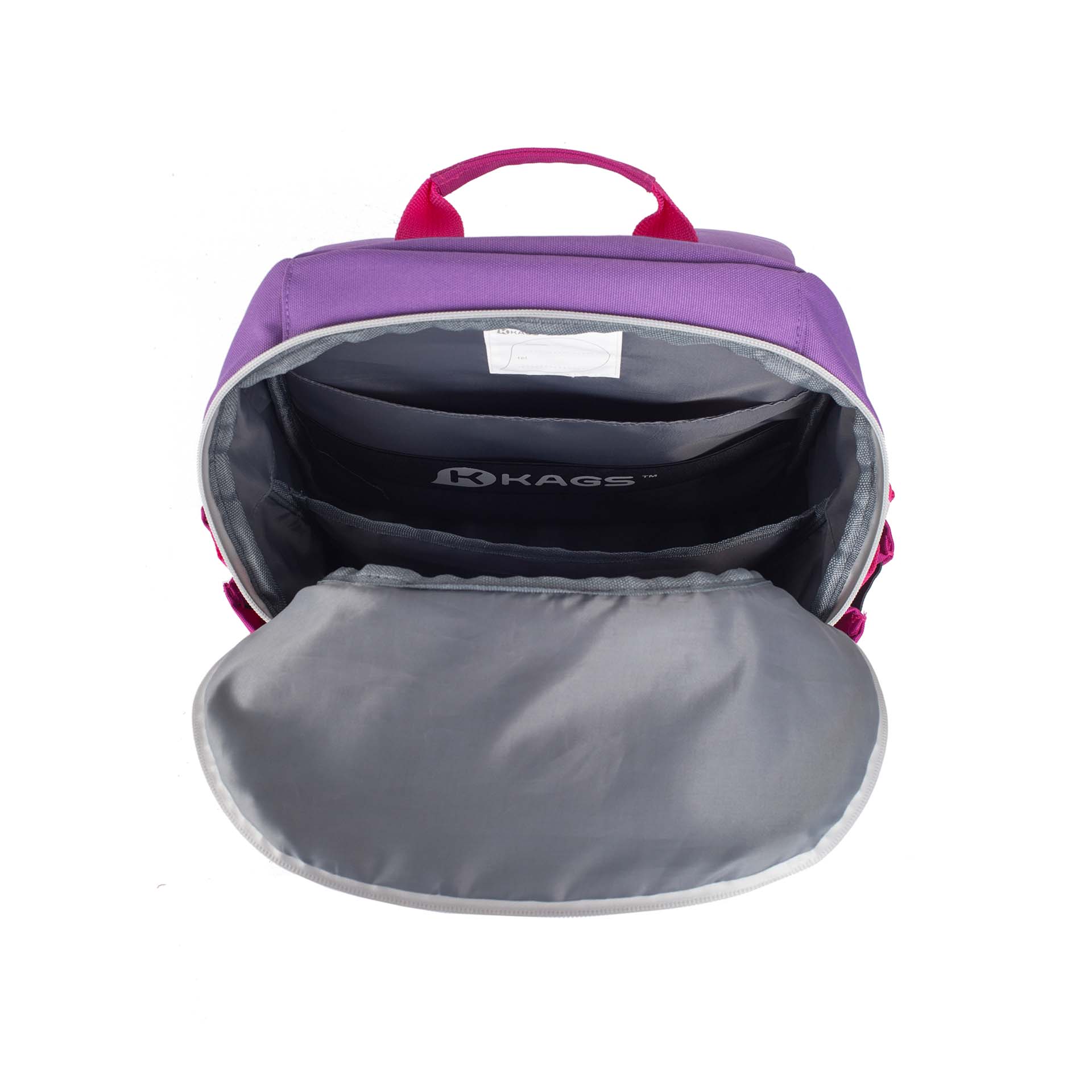 KAGS FERGUS Series Ergonomic School Backpack - Magenta - Image 10