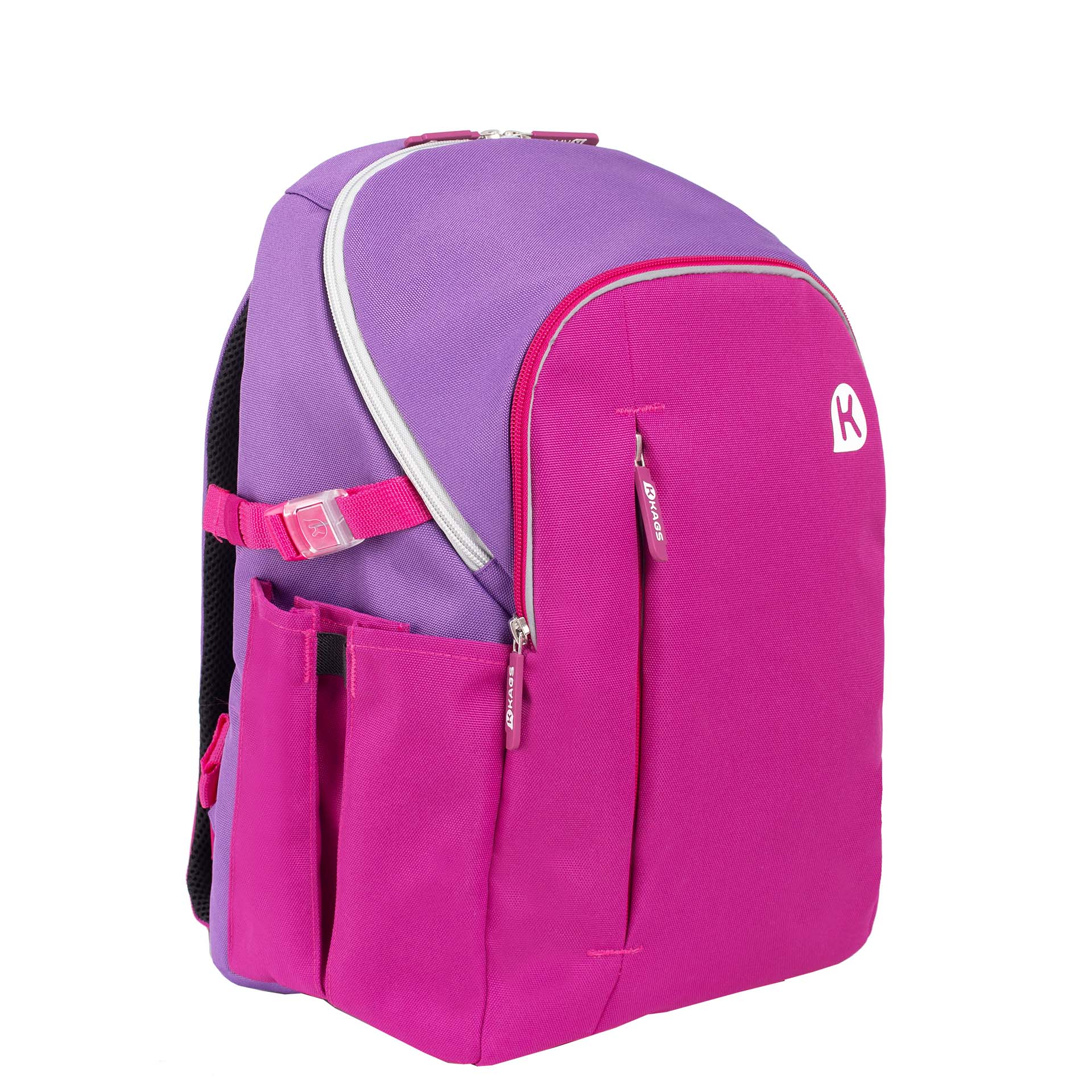 KAGS FERGUS Series Ergonomic School Backpack - Magenta - Image 3