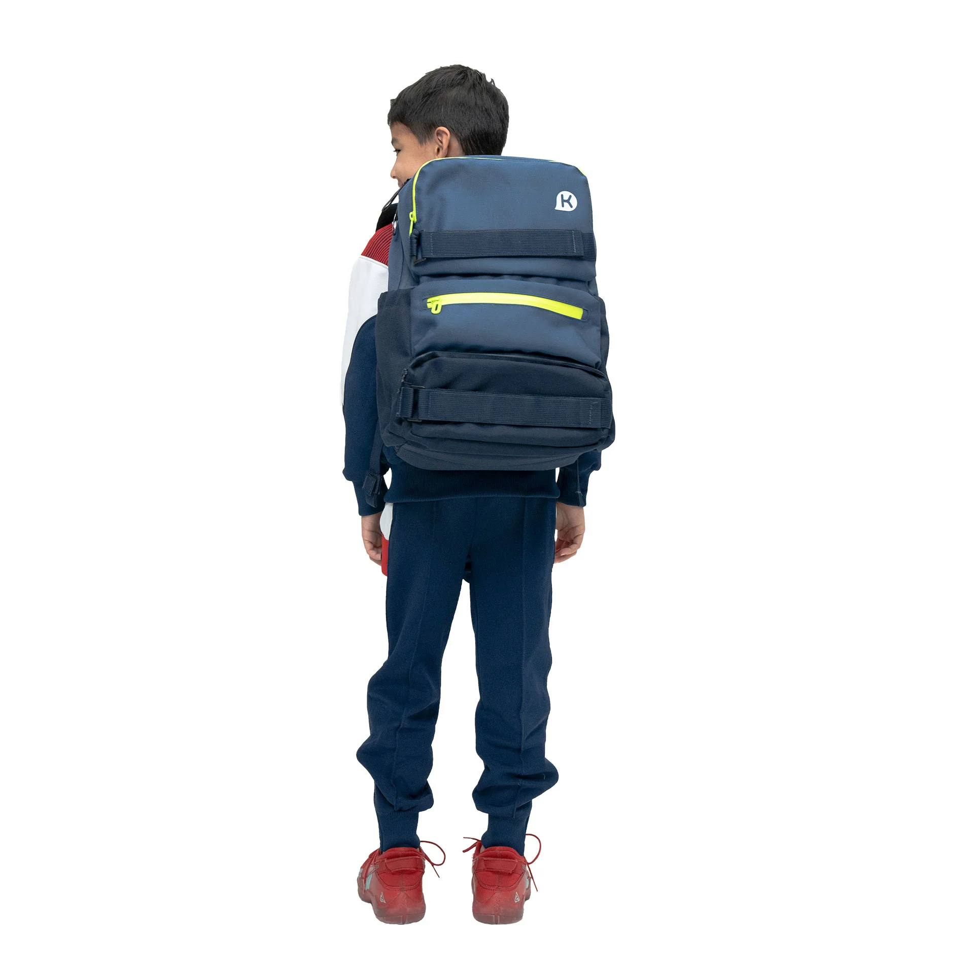 KAGS GRAFTON Series Ergonomic School Backpack - Green - Image 10