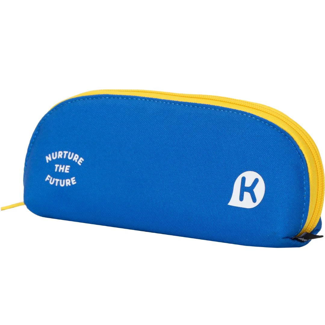 KAGS IZZY Series Pouch Type Pencil Case - Blue - Image 3