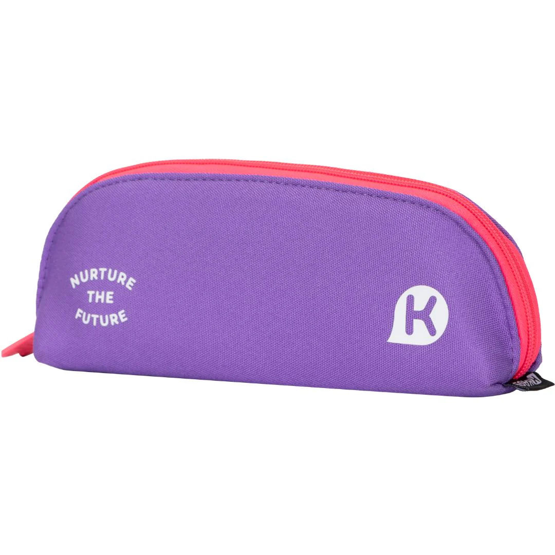 KAGS IZZY Series Pouch Type Pencil Case - Purple - Image 3