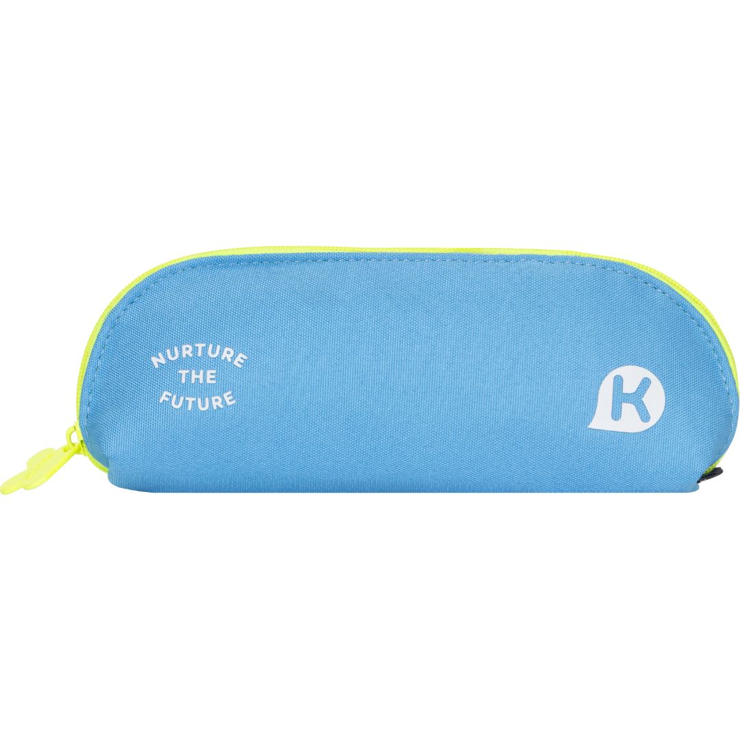 KAGS IZZY Series Pouch Type Pencil Case - Steel Blue - Image 2