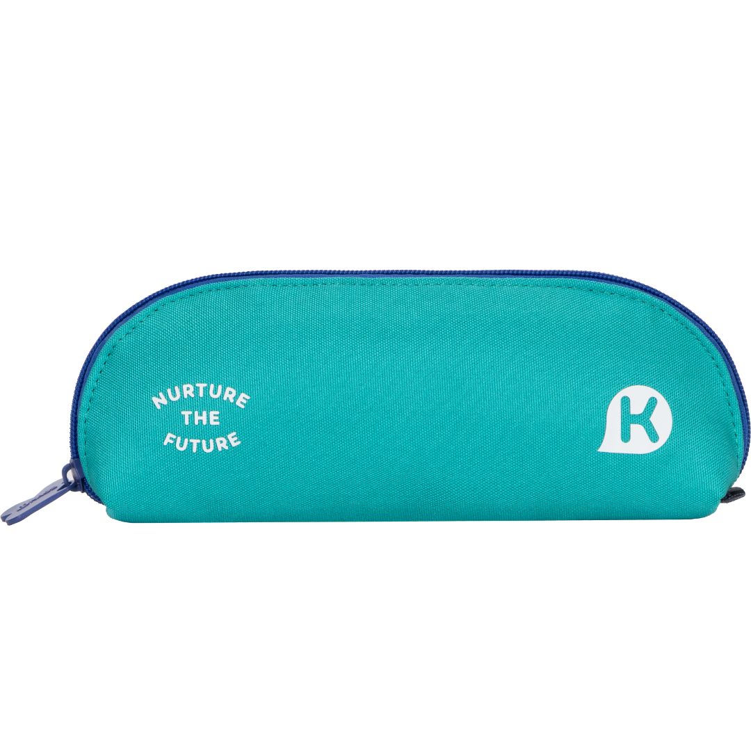 KAGS IZZY Series Pouch Type Pencil Case - Teal - Image 2