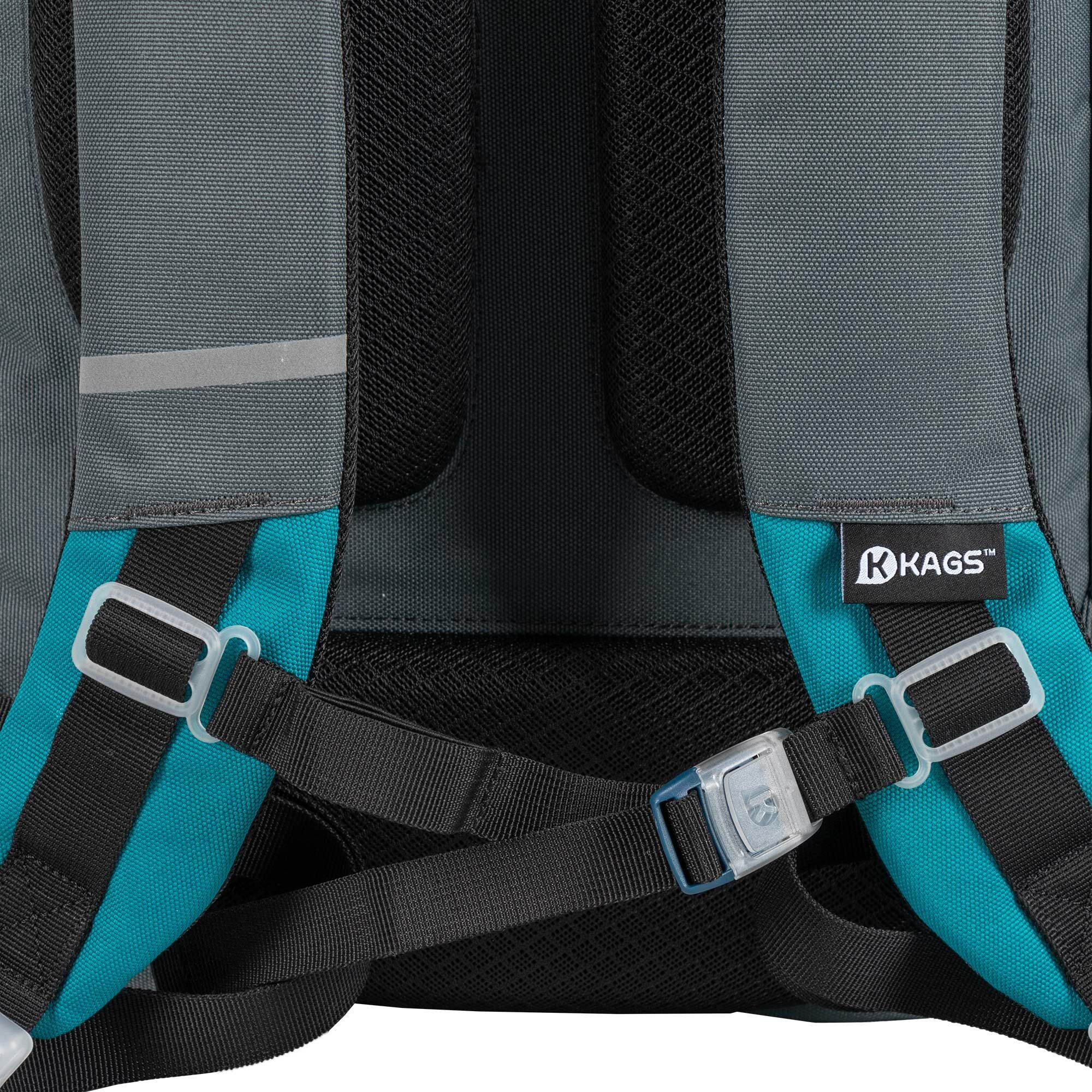 KAGS JUDE Series Ergonomic School Backpack for Primary School Pupils - Teal - Image 9