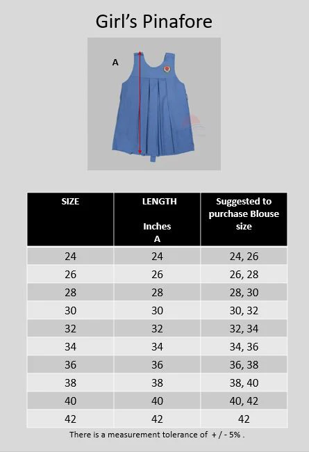 KMPS Girl's Pinafore - Image 3