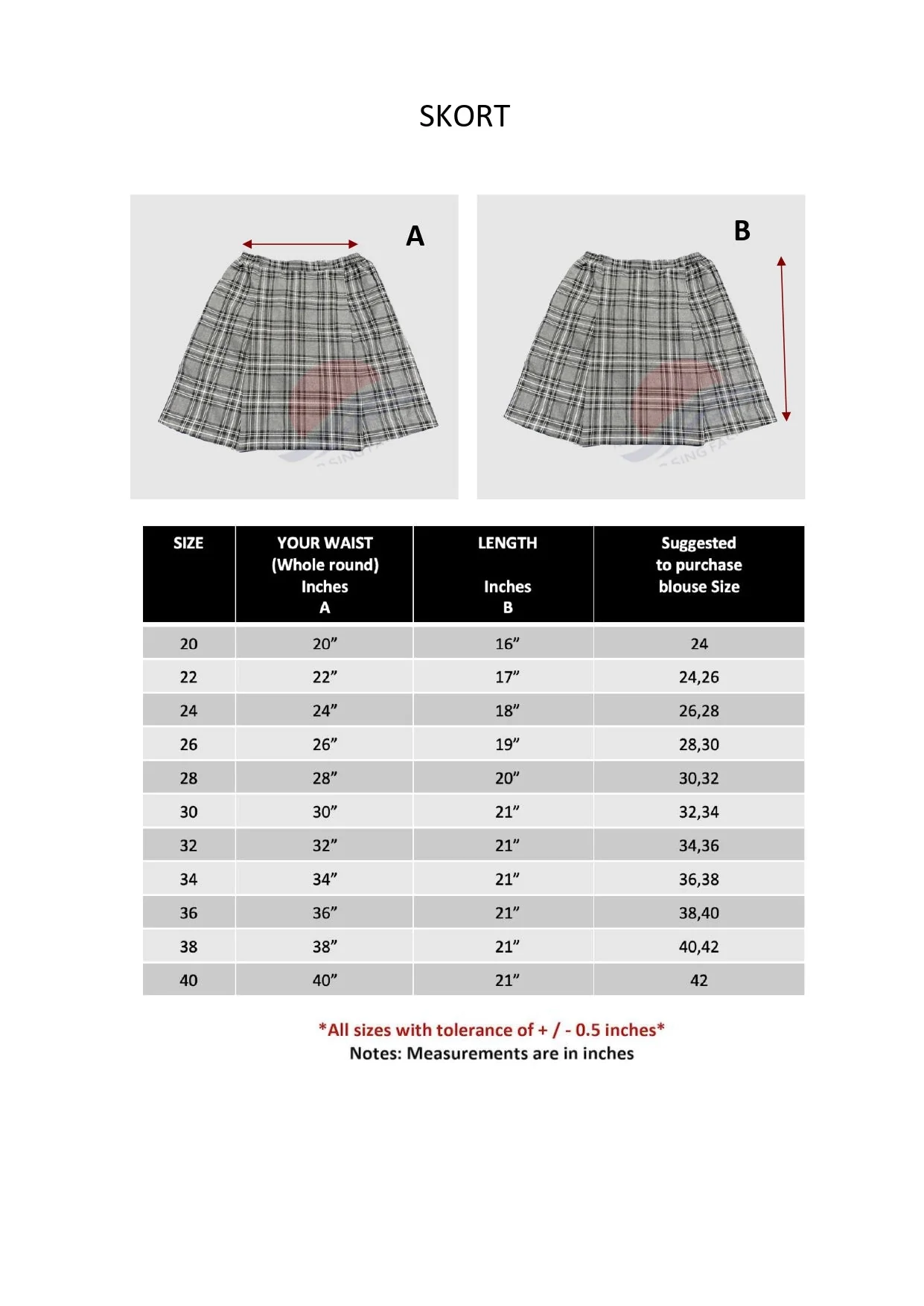 Maitri Girl's Skort - Image 3