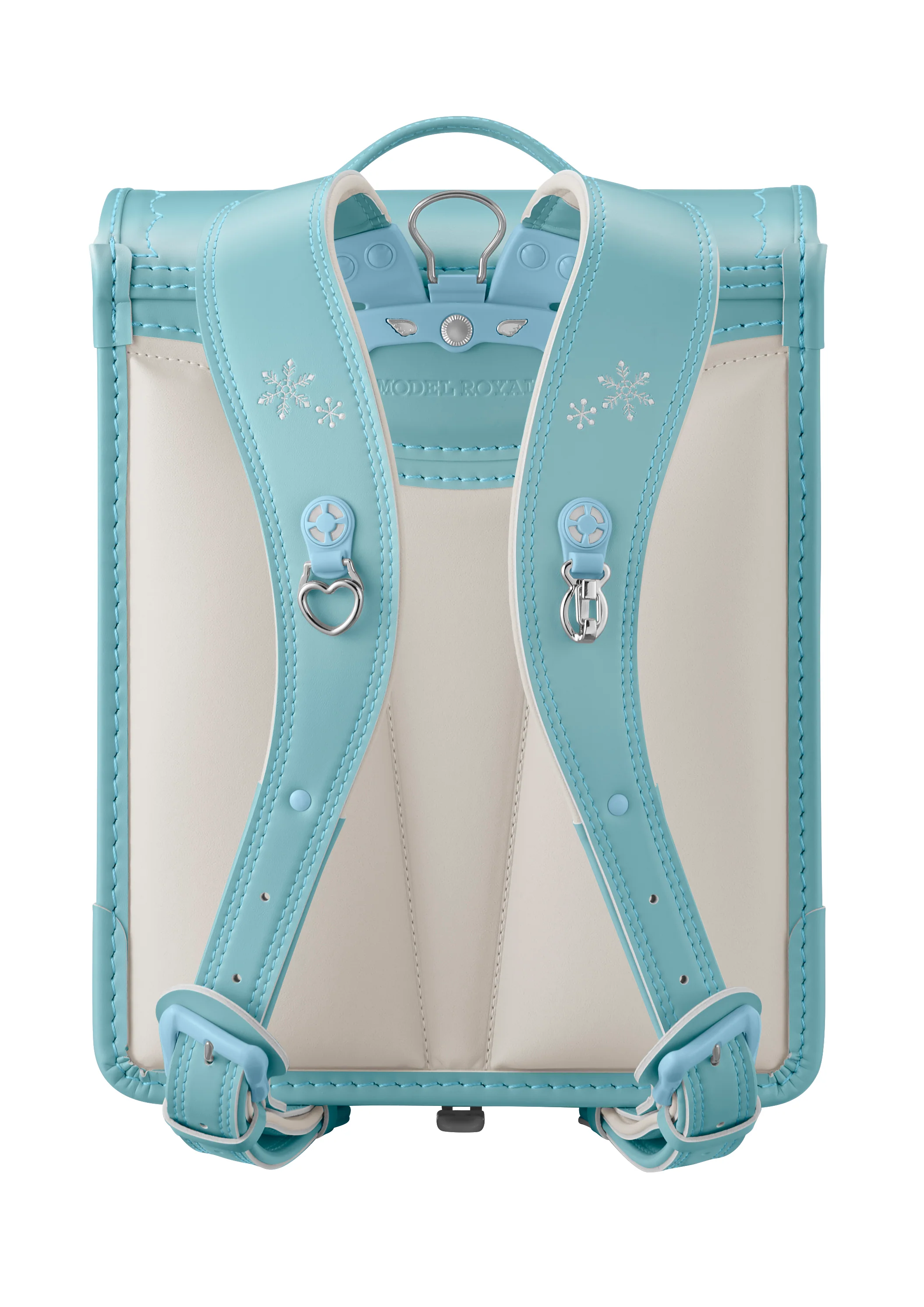Mermaid Green x Sherbet Mint Model Royal Crystal Randoseru - Image 4