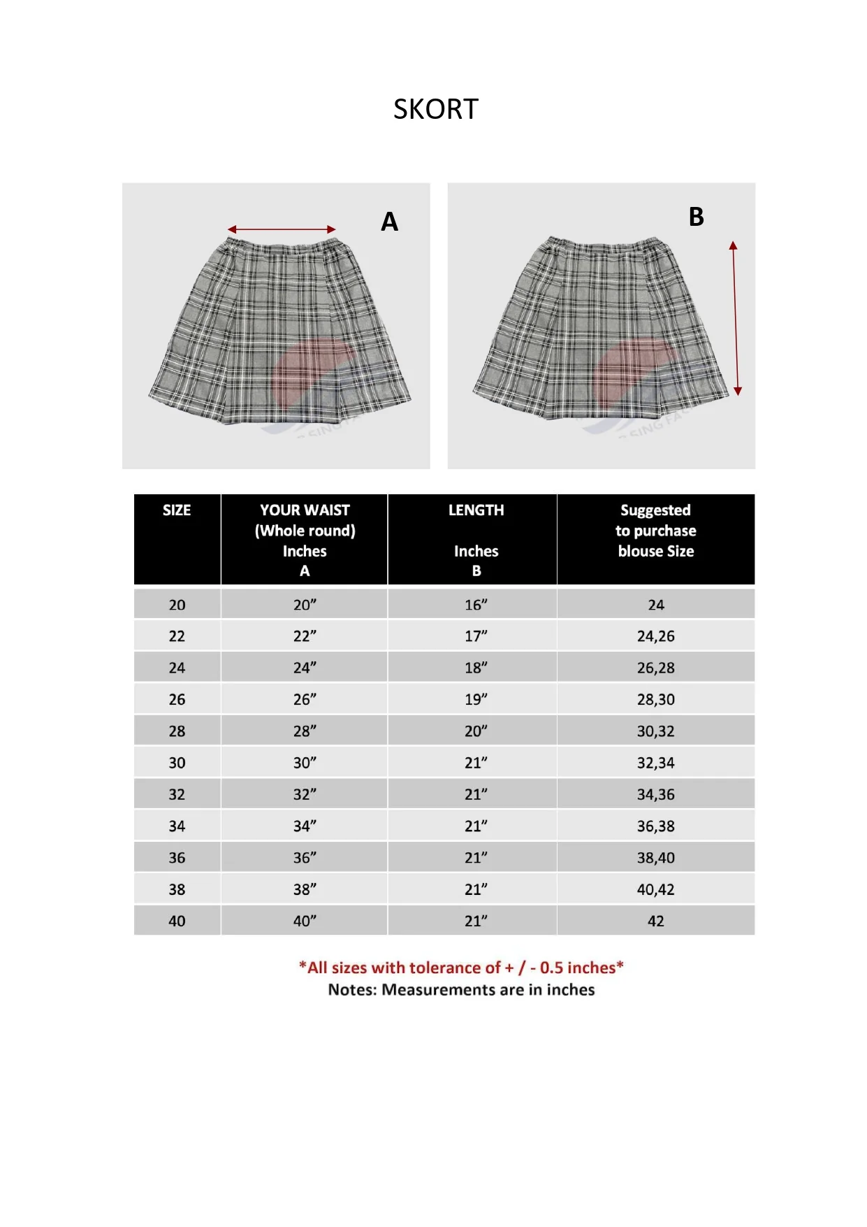Metta Girl's Skort - Image 3