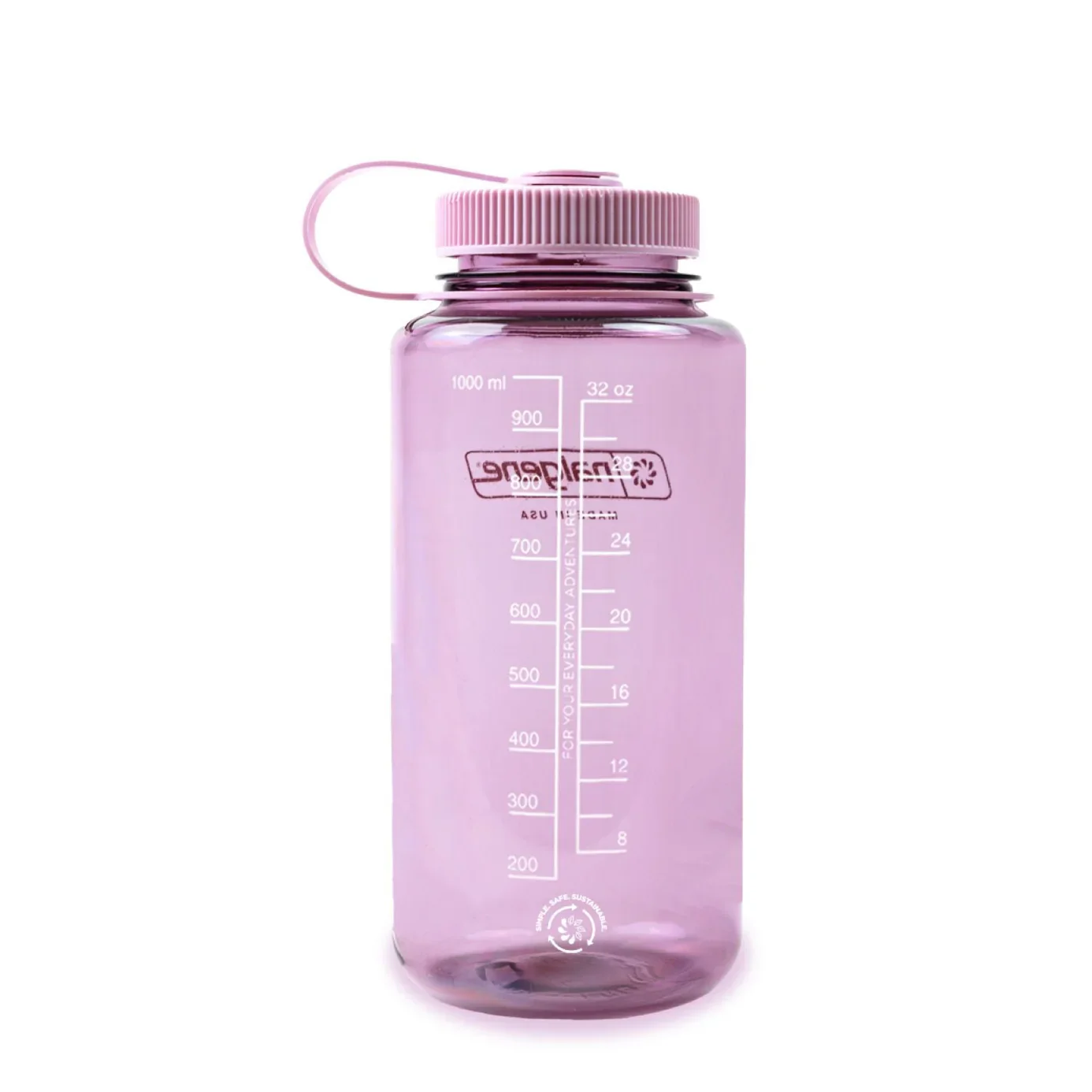 Nalgene 32oz Wide Mouth Sustain Water Bottle (Monochrome) - Cherry Blossom - Image 2