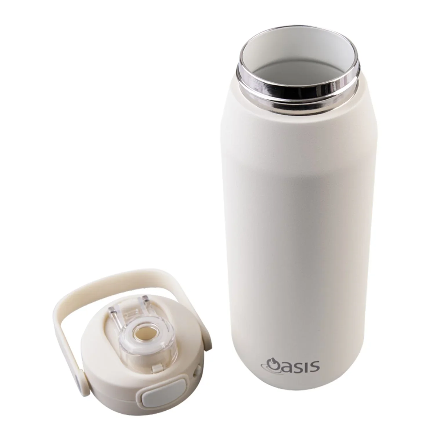 Oasis Ceramic Stainless Steel Triple Wall Capri Quick Release Drink Bottle 750ML - Image 8