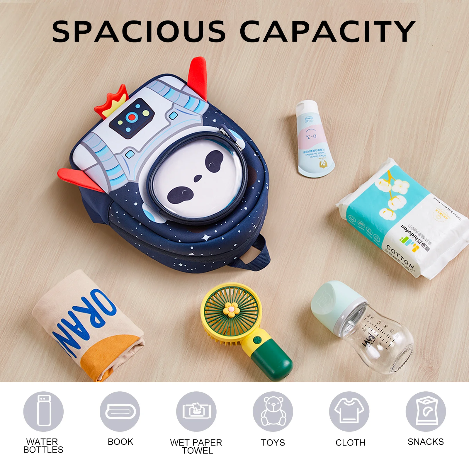 Spaceship Toddler Backpack - Image 6