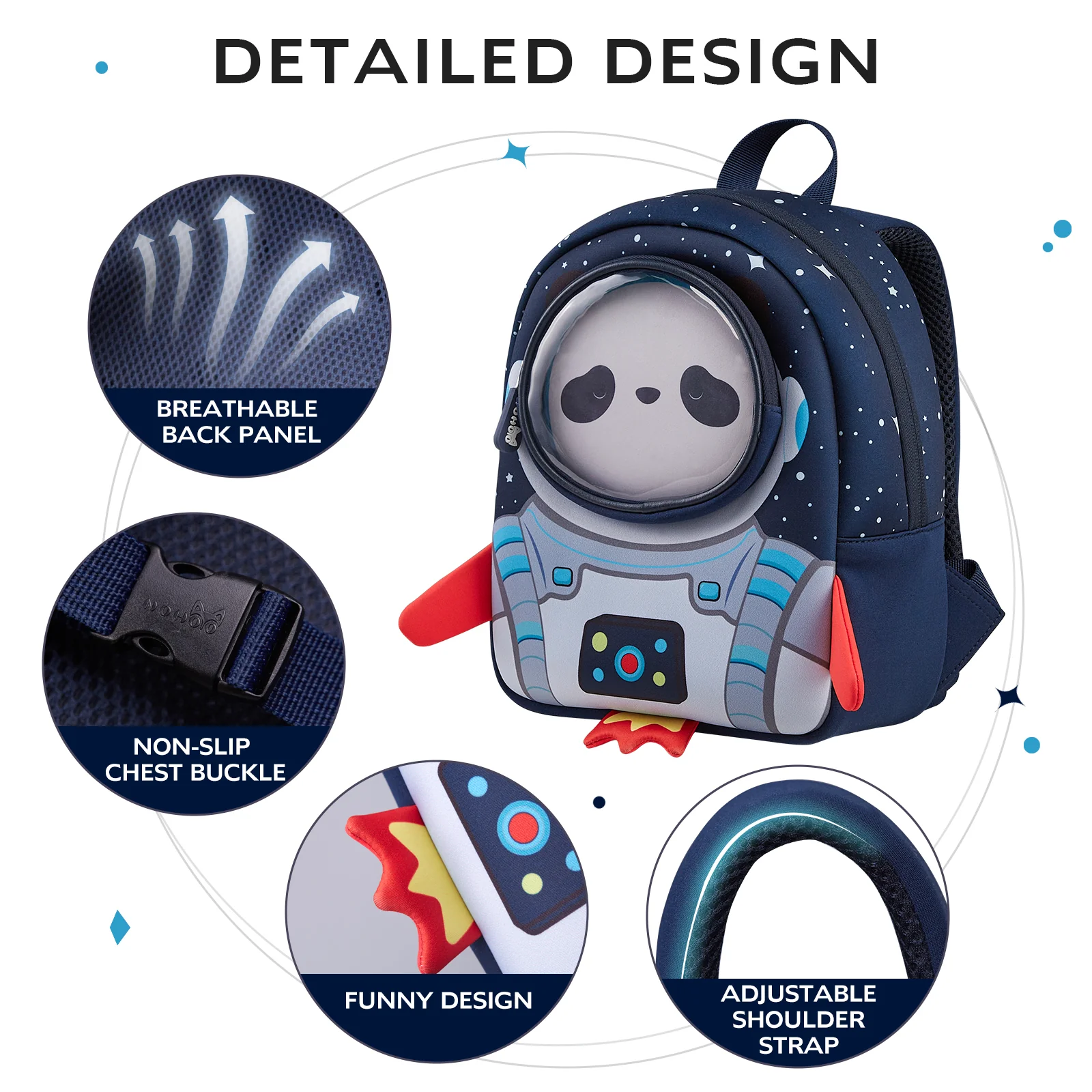 Spaceship Toddler Backpack - Image 8