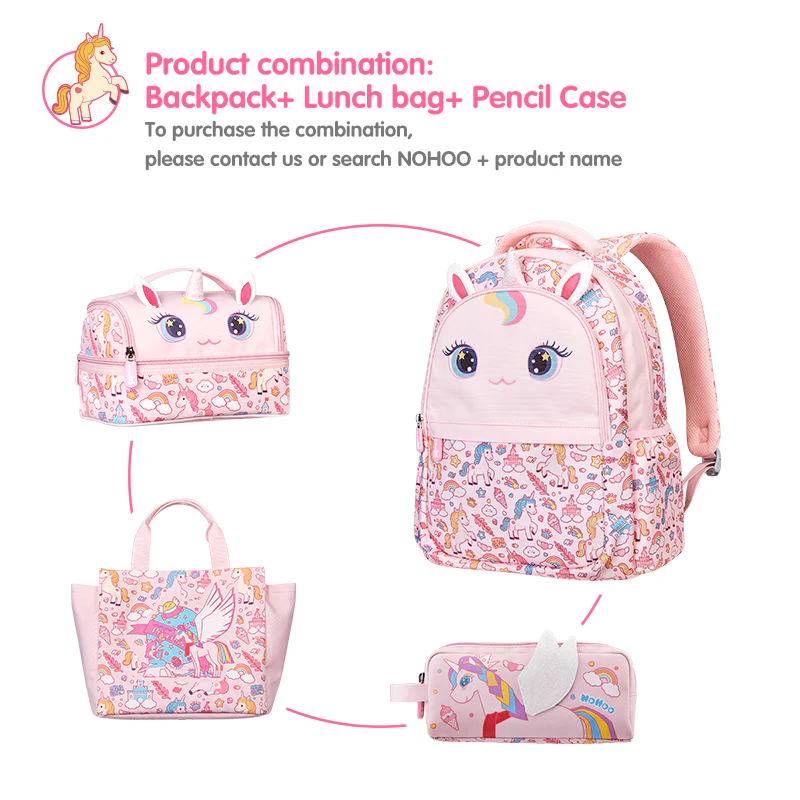 Pattern Print Primary School backpack - Image 10