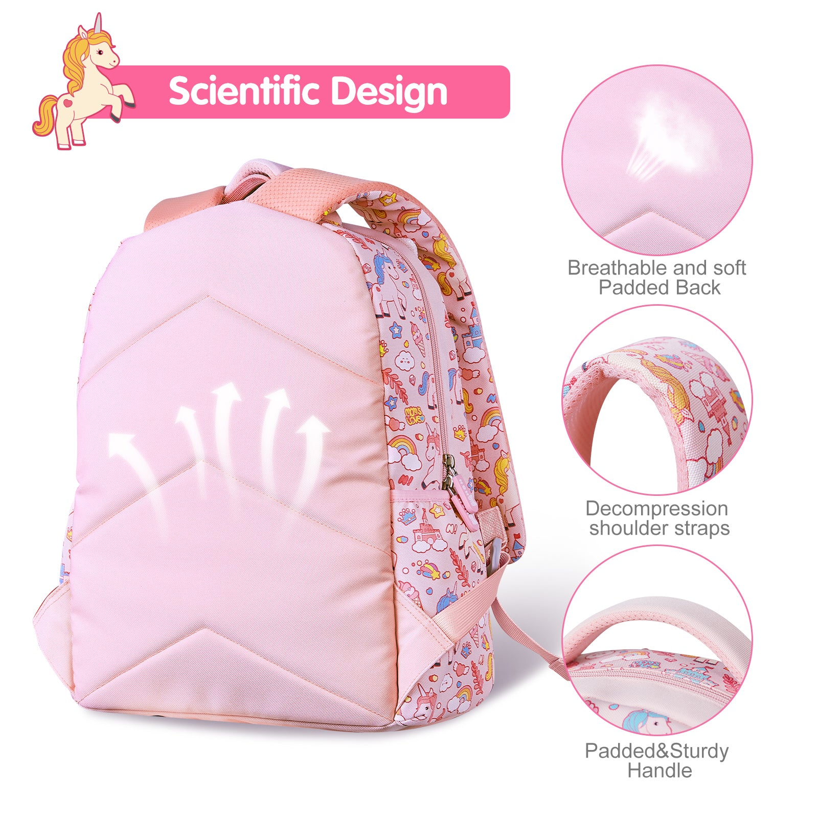 Pattern Print Primary School backpack - Image 14