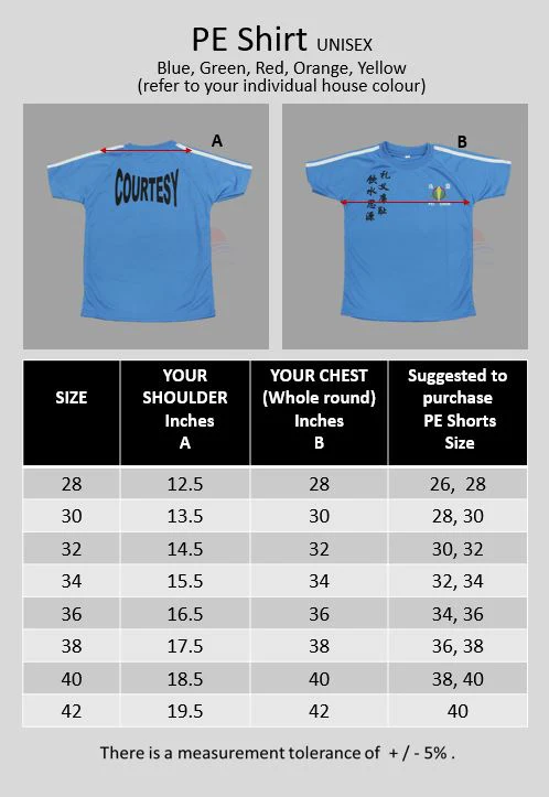 PCPS Red PE Shirt - Image 3