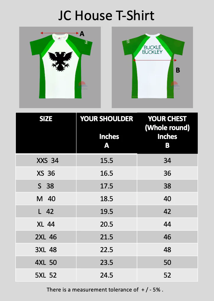 Raffles Institution Year 5-6 GREEN House T-shirt (Buckle-Buckley) - Image 3