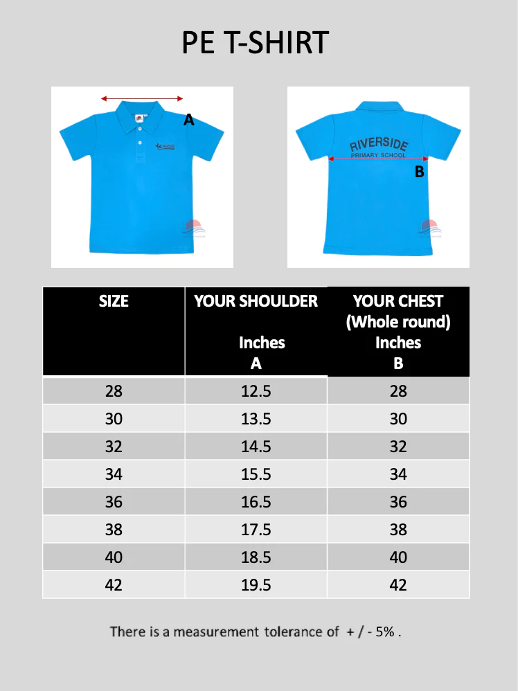 RSPS Blue PE T-Shirt - Image 3