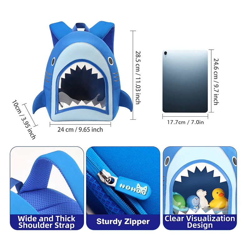 Shark Toddler Backpack - Image 9