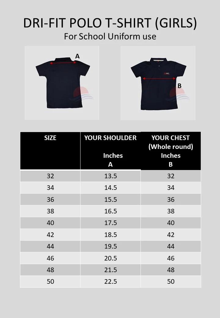 SST Dri-fit Polo T-Shirt (Girl) - Image 3