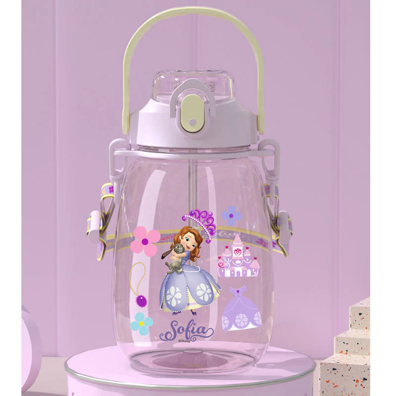 Princess Sofia / Marvel's Super Heroes Tritan Water Bottles w Strap 450ml
