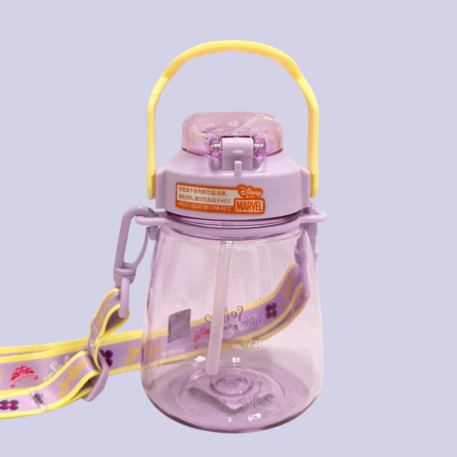 Princess Sofia / Marvel's Super Heroes Tritan Water Bottles w Strap 450ml - Image 3
