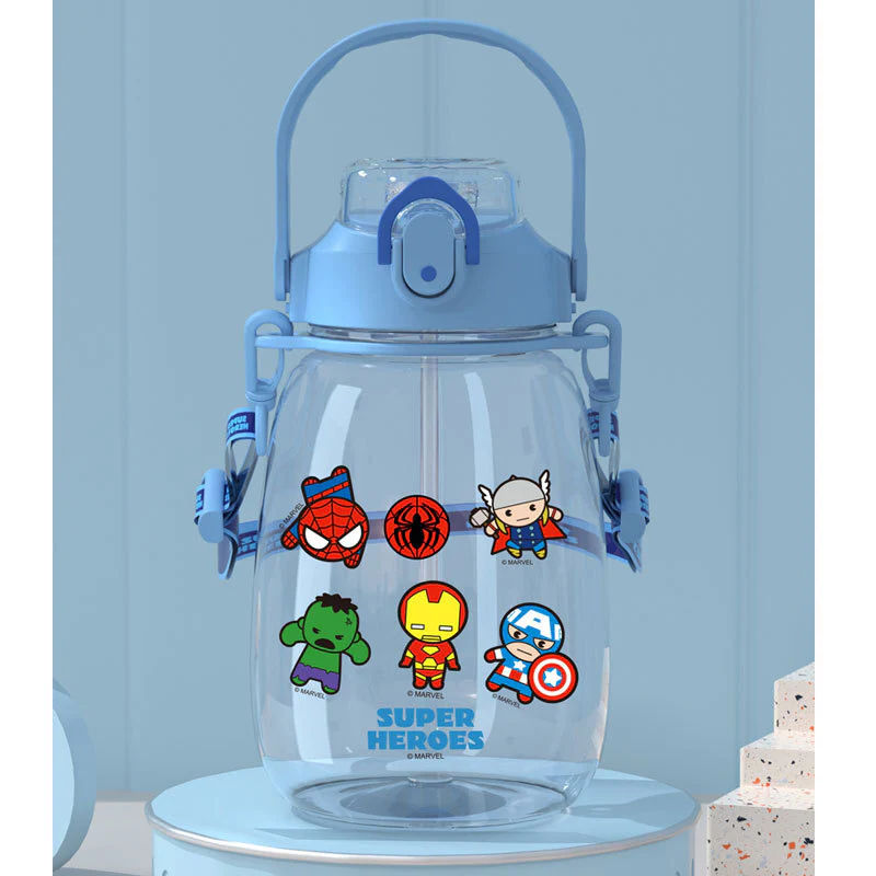 Princess Sofia / Marvel's Super Heroes Tritan Water Bottles w Strap 450ml - Image 6