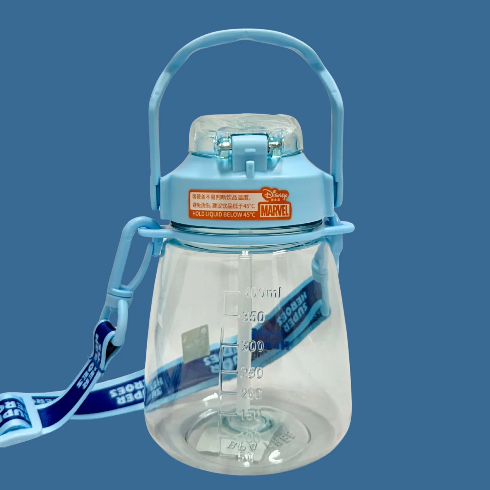 Princess Sofia / Marvel's Super Heroes Tritan Water Bottles w Strap 450ml - Image 8