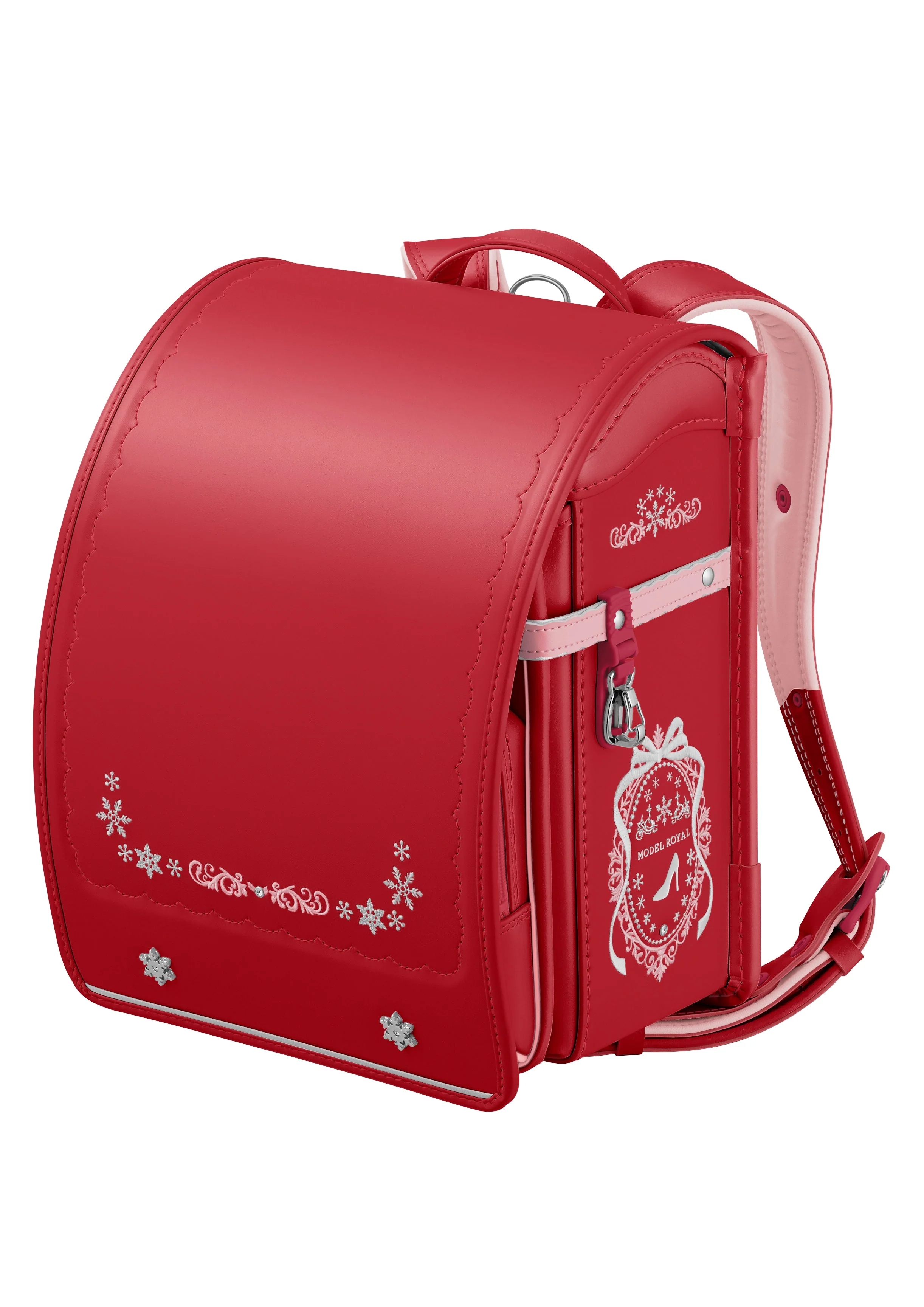 Vivid Pink x Baby Pink Model Royal Crystal Randoseru