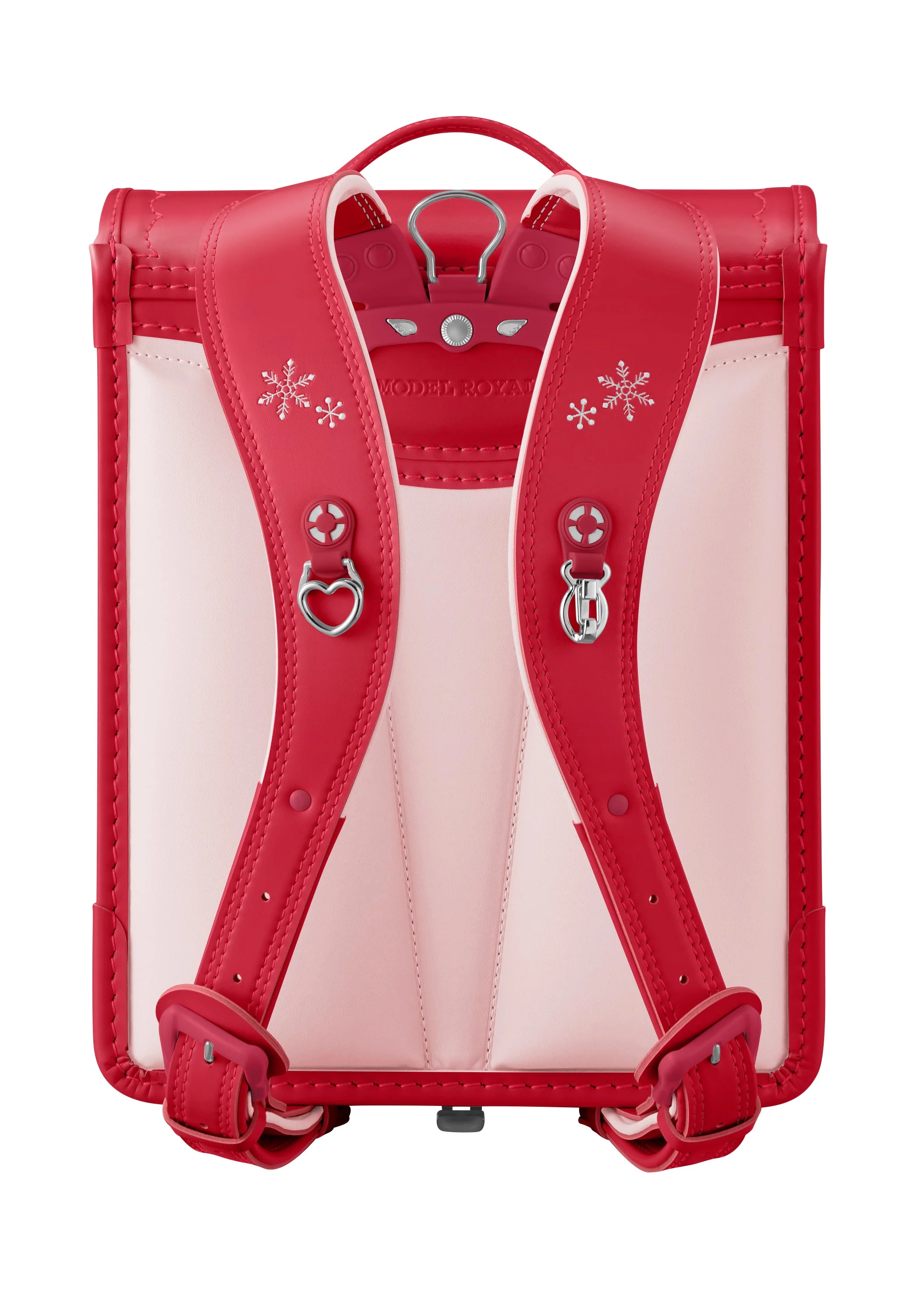 Vivid Pink x Baby Pink Model Royal Crystal Randoseru - Image 2